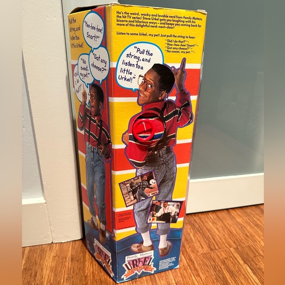 Vintage Steve Urkel Talking Doll Hasbro 1991 12” Pull String Family Matters - Picture 4 of 4